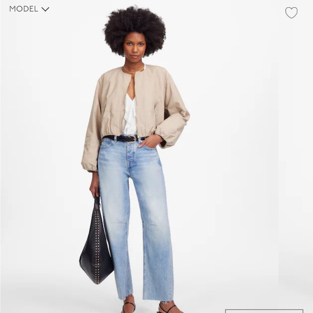 Madewell Light Blue Barrel-Leg Jeans